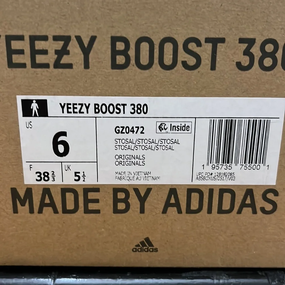 💎Yeezy Boost 380 ‘Stone Salt’ DS🔥M6=W7.5 - Picture 10 of 11